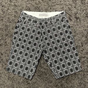 Old Navy Women’s Black and White Bermuda Shorts